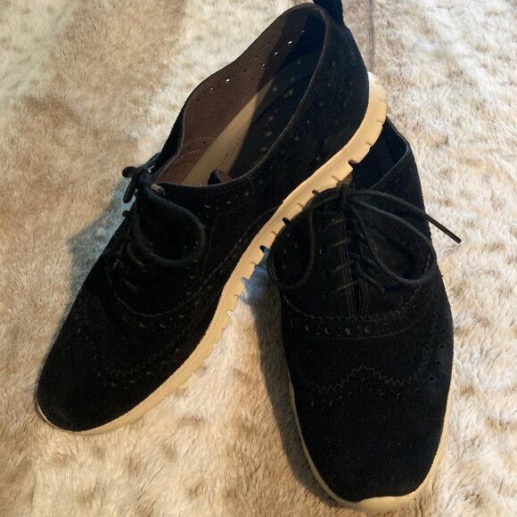 Cole Haan "Zero Grand" Size 9.5 Perforated Wingtip Sneaker - Picture 1 of 7